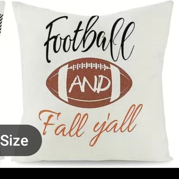 New Home Decor Football Fall Pillow Case - Picture 1 of 2